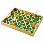 Moroccan Teapot Glass Serving Tray – Green Lattice Teapot - MintiHome