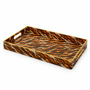 Orange Zebra Print Plastic Serving Tray – Full Print Border - MintiHome