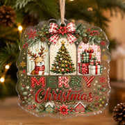 Merry Christmas Acrylic Hanging Wall Decor – Window Panes - MintiHome