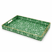 Ramadan Decorative Plastic Serving Tray – Damask Acanthus Scroll - MintiHome