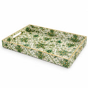 Ramadan Decorative Plastic Serving Tray – Jewel Rosette Lattice - MintiHome