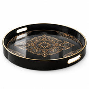 Ramadan & Eid al-Fitr Plastic Serving Tray – Antique Lace Mandala - MintiHome