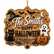 The Smiths Happy Halloween MDF Wood Hanging Wall Decor - MintiHome